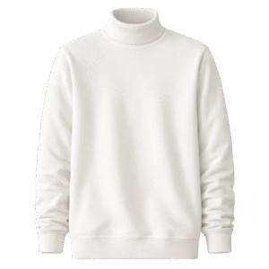 White High-neck- Sweatshirts