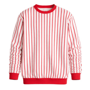 Crimson Lines Red -Sweatshirts