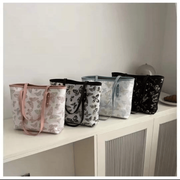 New butterfly tote bag